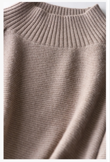  原文:【リップルグレーL】新品★高品質★アンゴラウール　暖かい　リップル編み　セーター 　サイズL