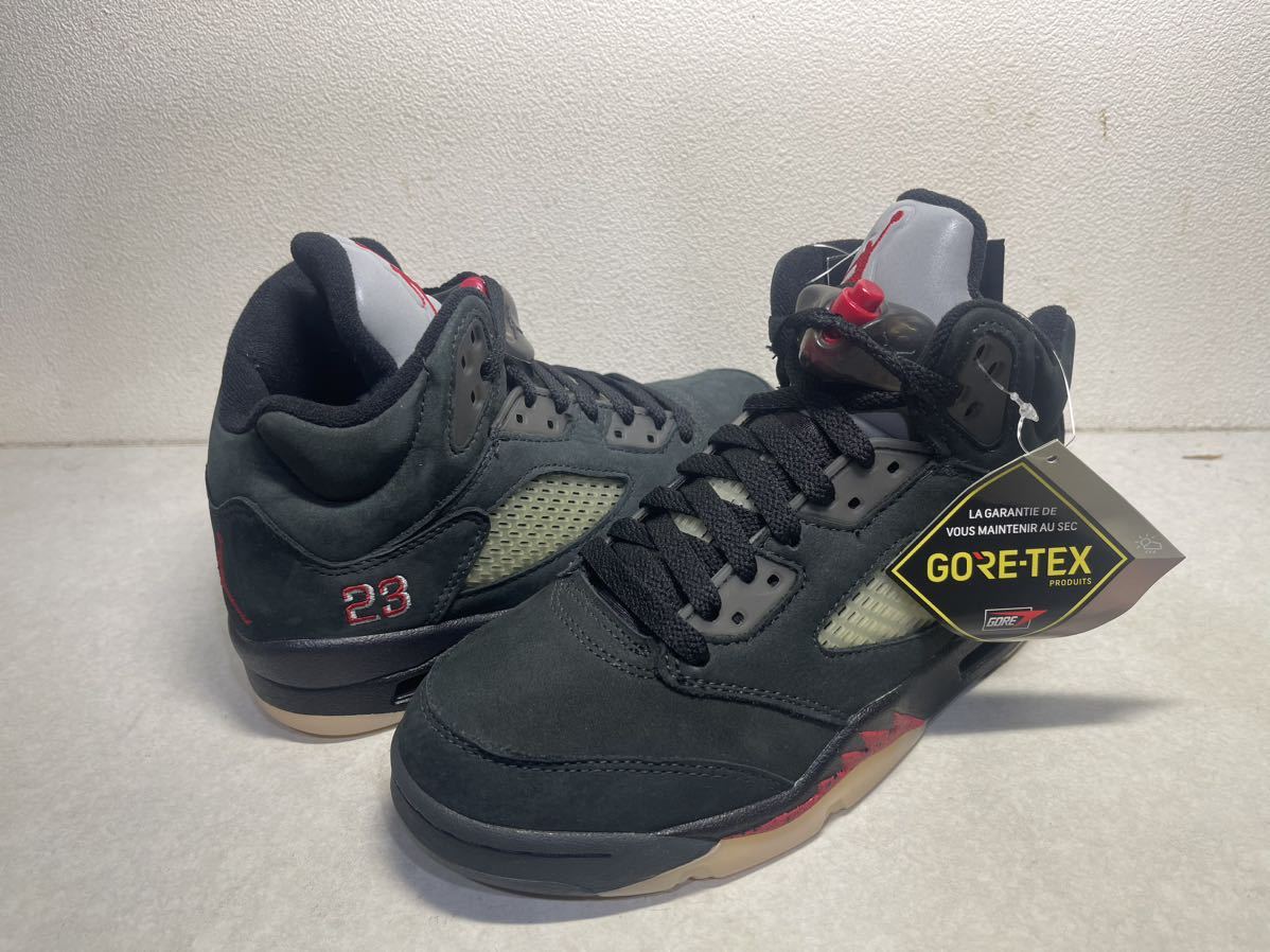 WMNS AIR JORDAN 5 RETRO GTX エア ジョーダン 5 レトロ ゴアテックス BK US5 国内正規 未使用 DR0092-001の画像1