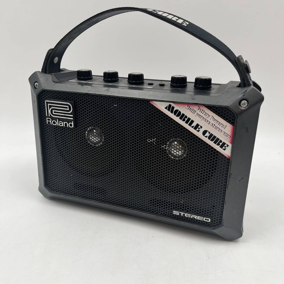 【売り切り】★中古品★Roland ローランド 電池駆動ギターアンプ MOBILE CUBE モバイル キューブ ギター アンプ STEREO ステレオ 楽器器材_画像1