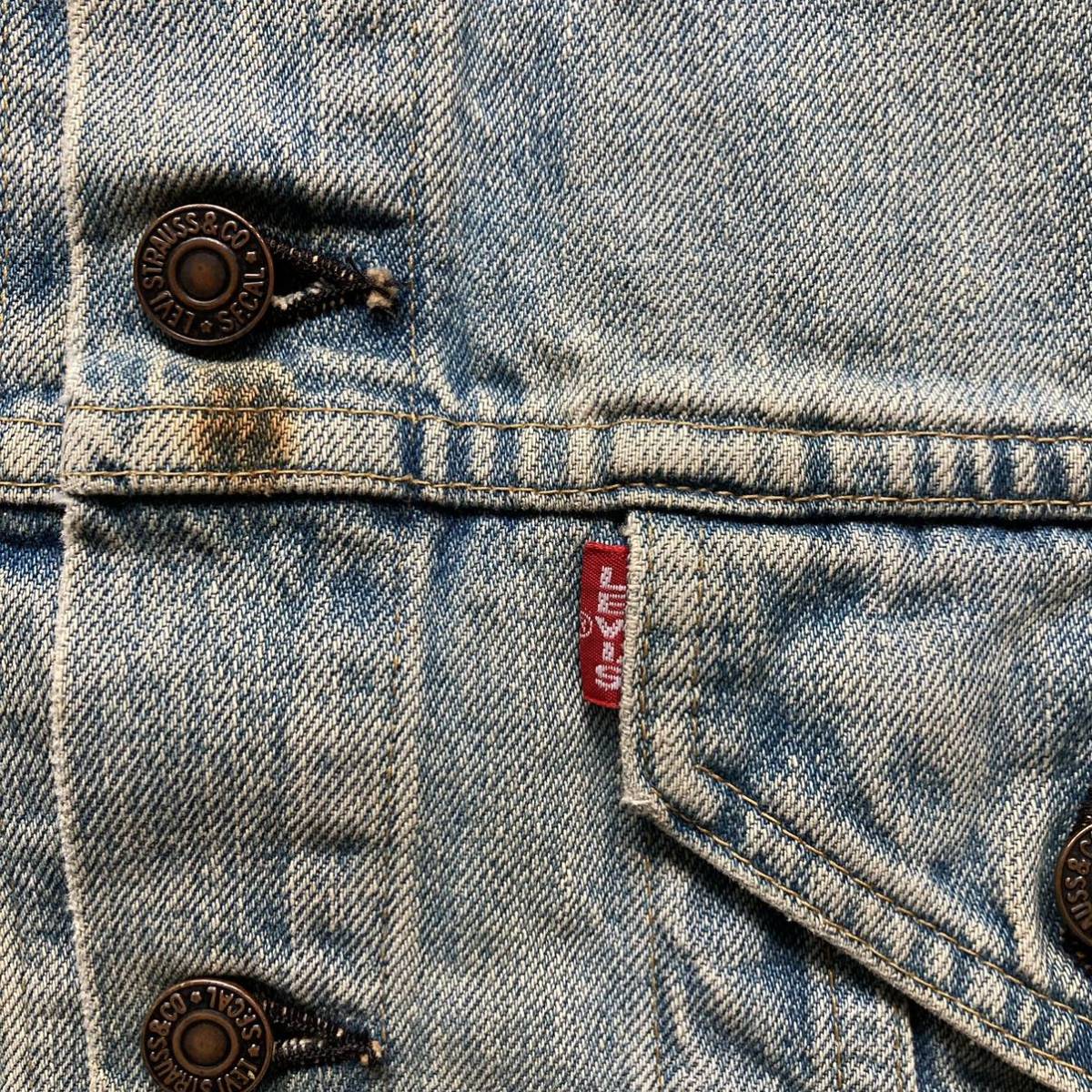 90s Levi's 71557 リーバイス 日本製 BIG E 復刻 3rd デニムジャケット ジージャン 40_画像5