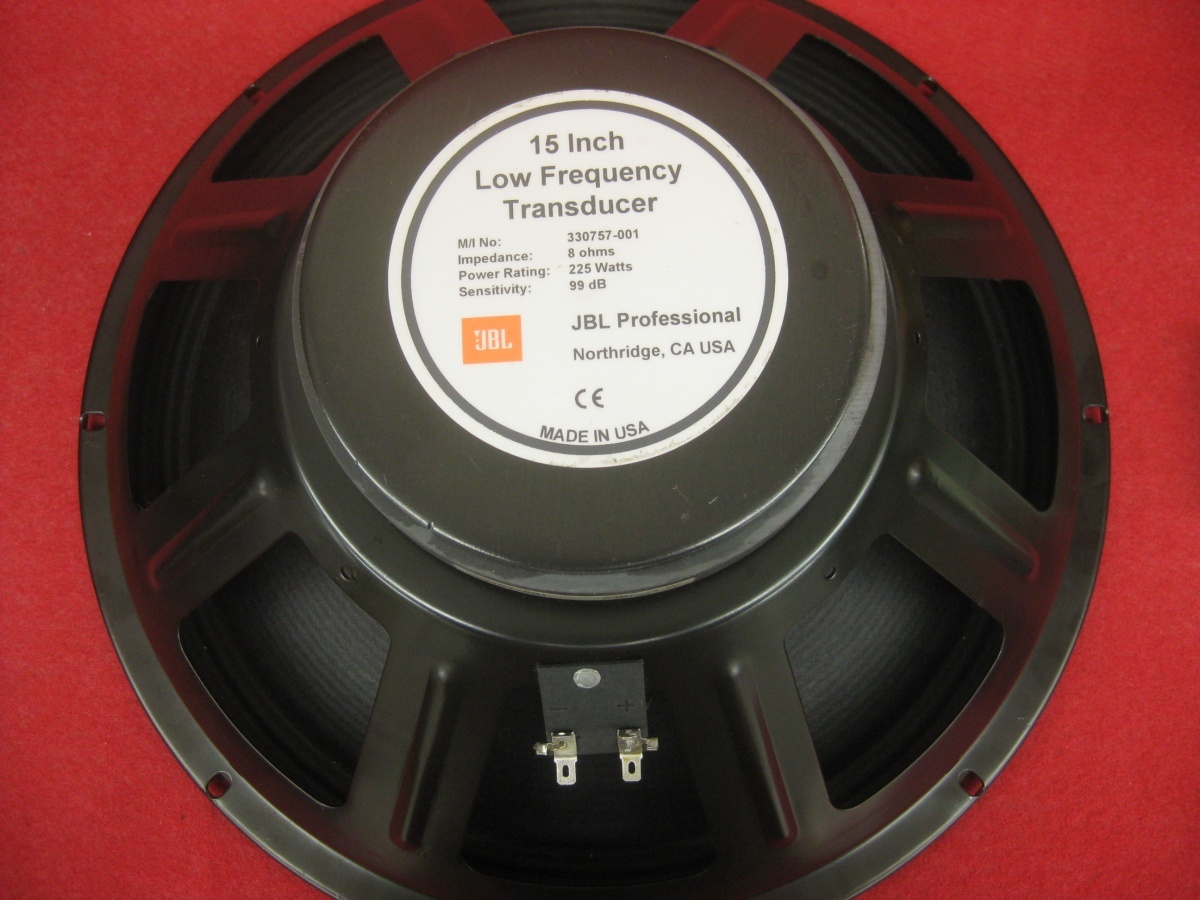 【ハッピー】JBL Professional 15インチ Low Frequency Transducer スピーカー 330757-001 151288 67-96091932 直径約38cm 8Ω 225W 99dBの画像2