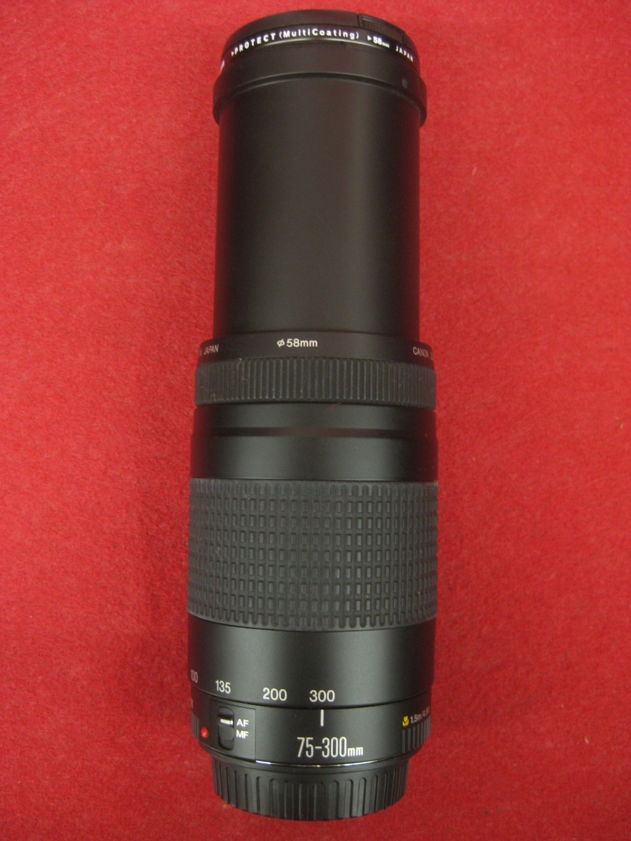 【ハッピー】キヤノン レンズ Canon ZOOM LENS EF 75-300mm F4-5.6 II φ58mm 3801331D_画像5