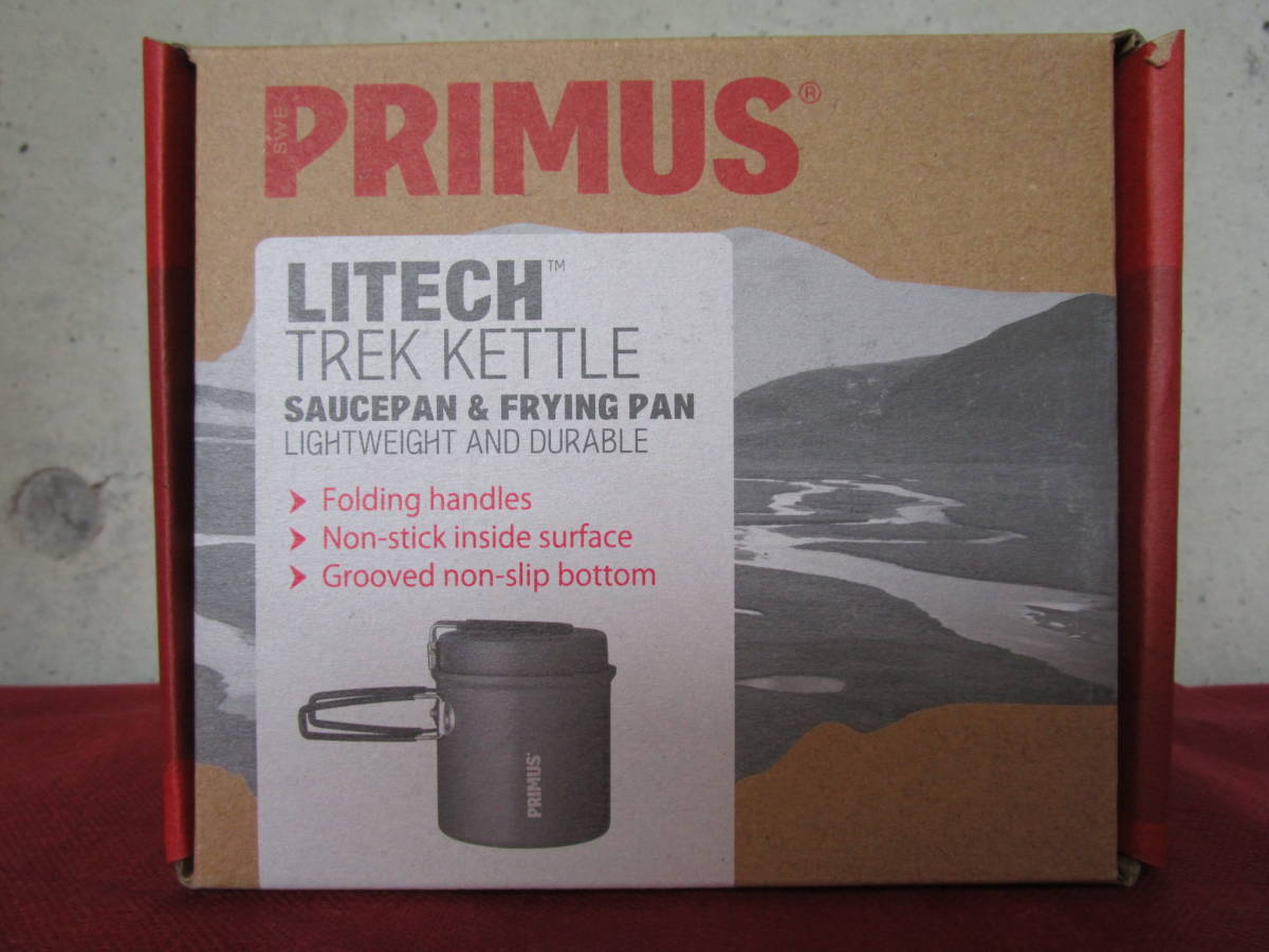  остаток 1.! новый товар не использовался PRIMUS( plymouth )P-731722lai Tec Trek чайник & хлеб 