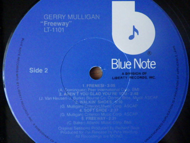  Gerry Mulligan「Freeway」LT-1101_画像8