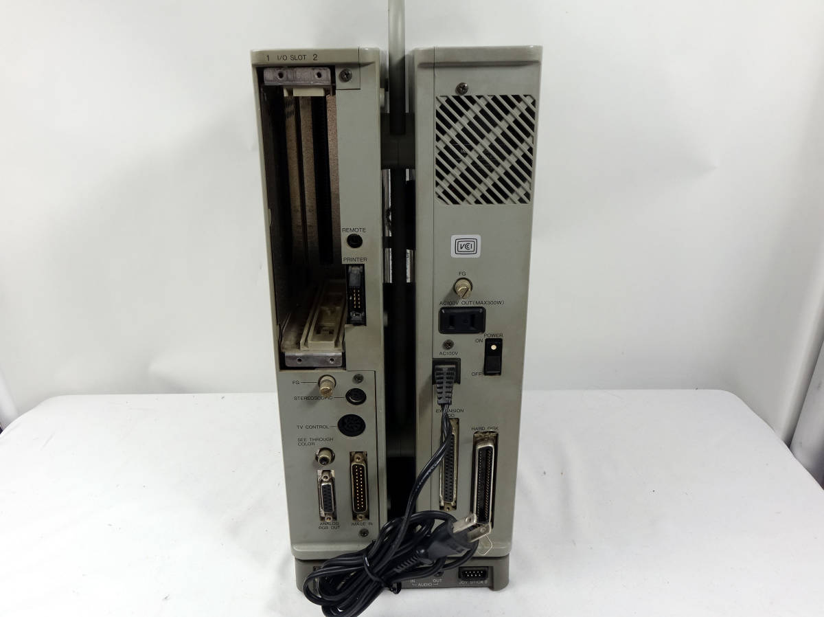 SHARP X68000ACE-HD CZ-611C-GY 本体 キーボード ジャンク品_画像2