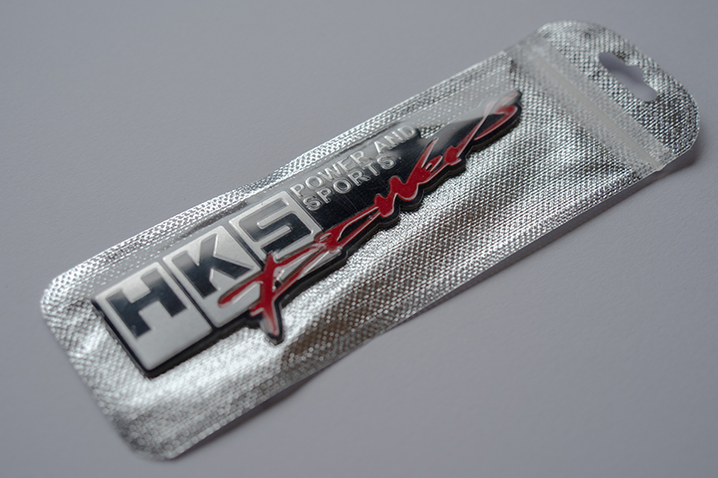 【ステッカー】 HKSアルミ エンブレム ステッカー HKS POWER AND SPORTS 3D レーシング アルミ製（送料無料！）_画像3