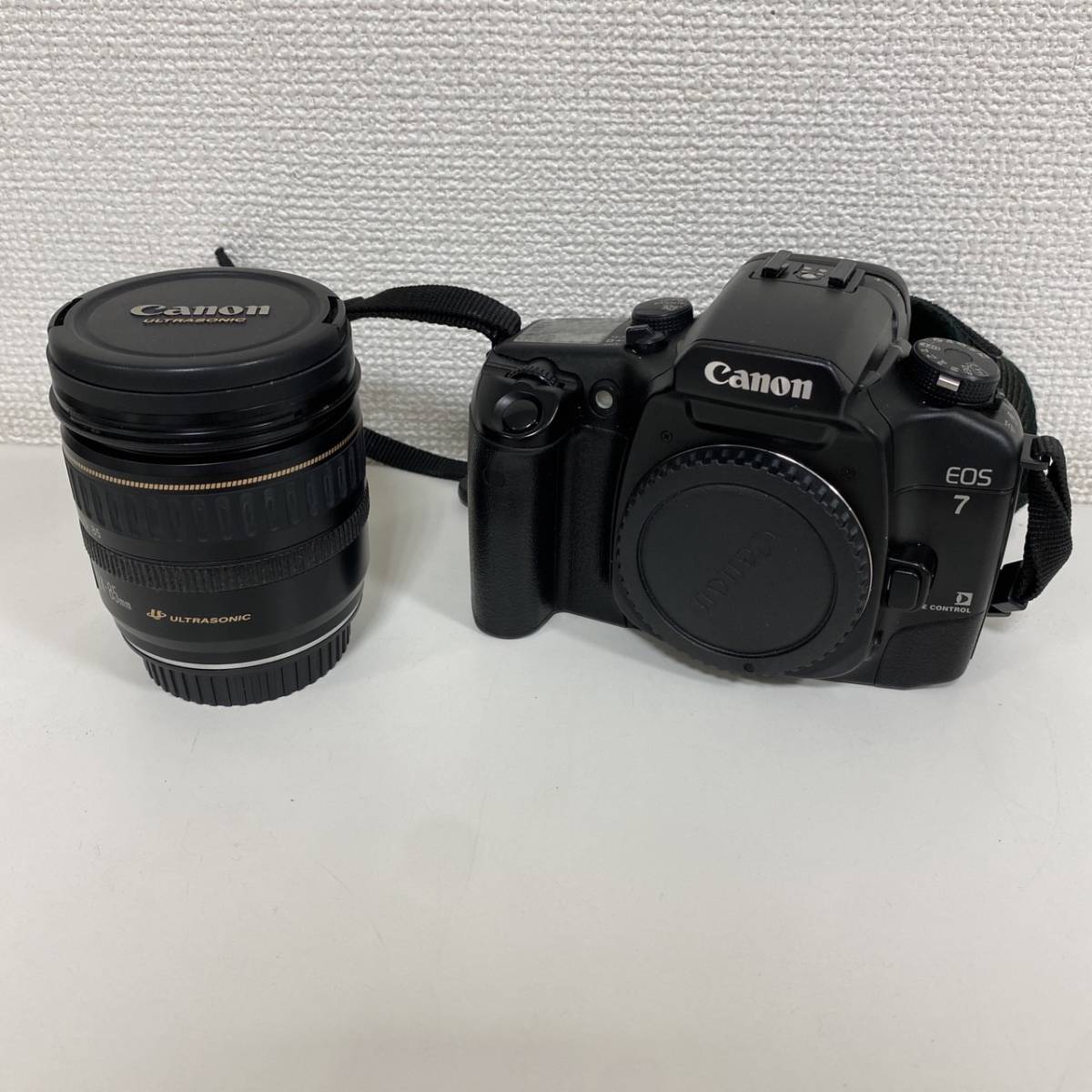 【F-13254】CANON キャノン EOS7 デジタルカメラ ULTRASONIC24～85ｍｍレンズセット 通電未確認 中古品_画像1