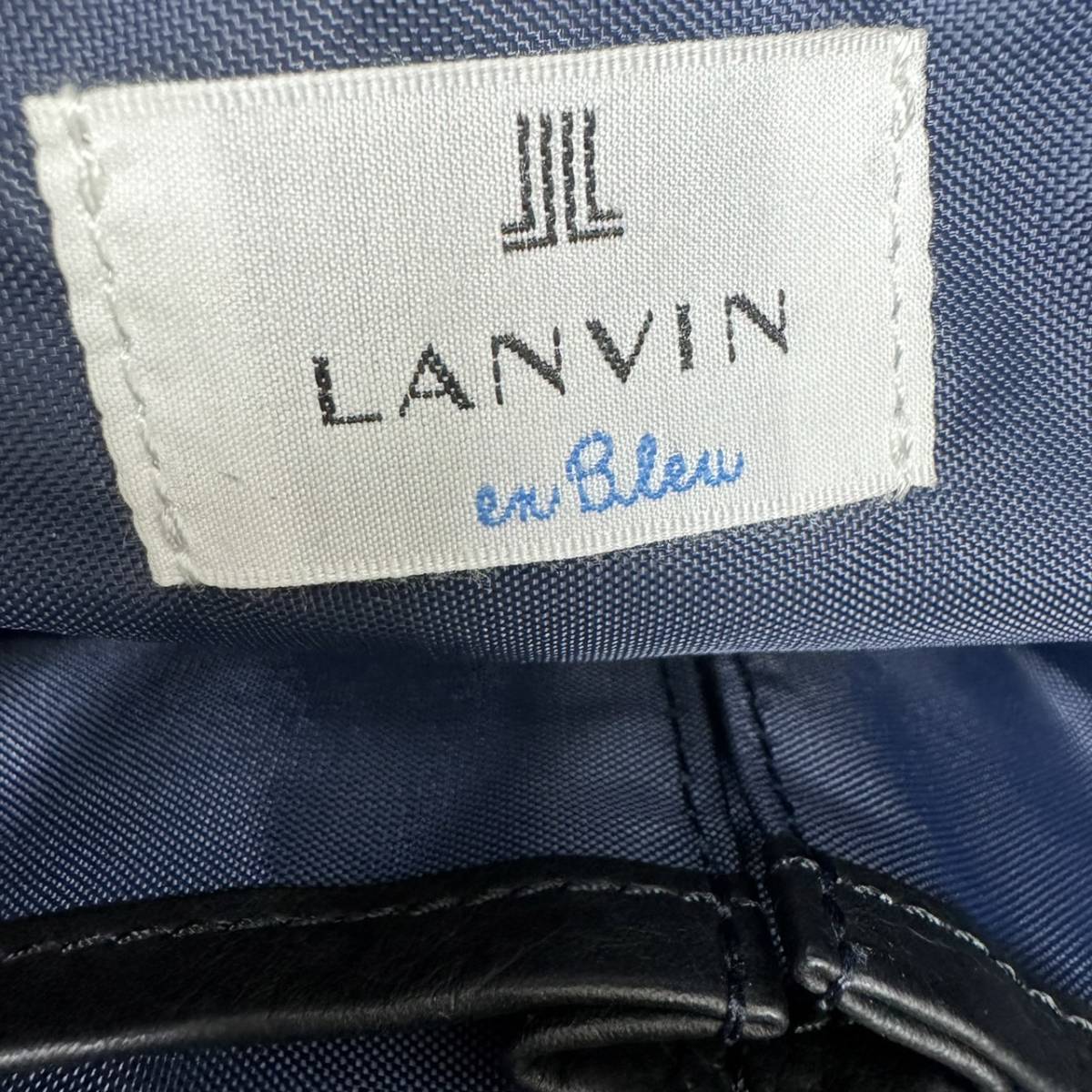 【EB-5287】LANVIN en Bleu ランバン オンブルー フェリチタ ショルダーバッグ 2WAY レザー 574102 メンズ レディース 保管品 状態写真参照_画像6