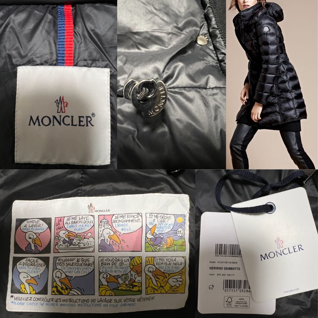 XLサイズ【未使用】MONCLER HERMINE エルミンヌ ダウン XLサイズ【未使用】MONCLER HERMINE エルミンヌ ダウン