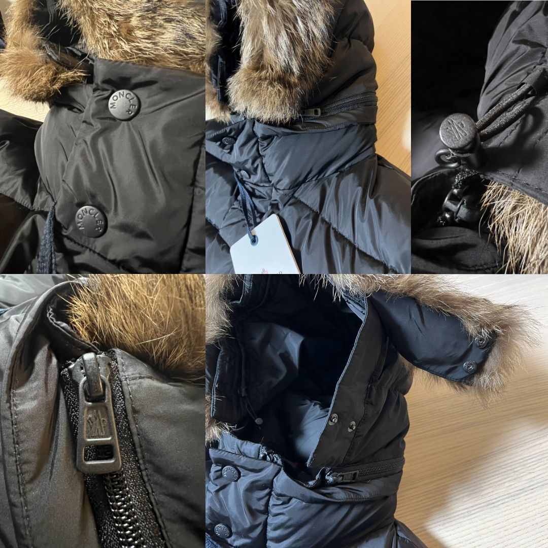 XXLサイズ【未使用】MONCLER CLUNY クルーニー TG5　ブラック　2020/21AWモデル 黒色　正規品　◆定価37.4万円◆　人気ダウンジャケット_画像7