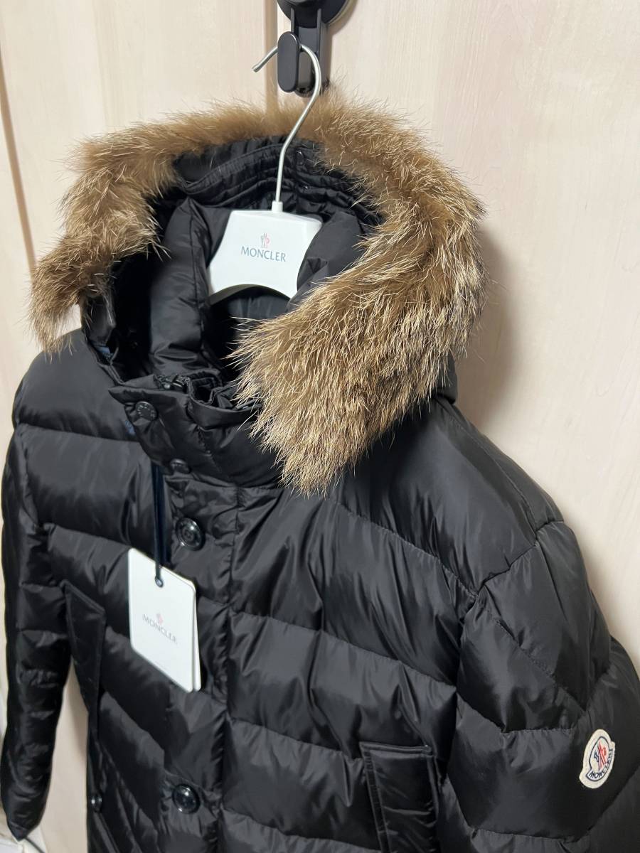 XXLサイズ【未使用】MONCLER CLUNY クルーニー TG5　ブラック　2020/21AWモデル 黒色　正規品　◆定価37.4万円◆　人気ダウンジャケット_画像2