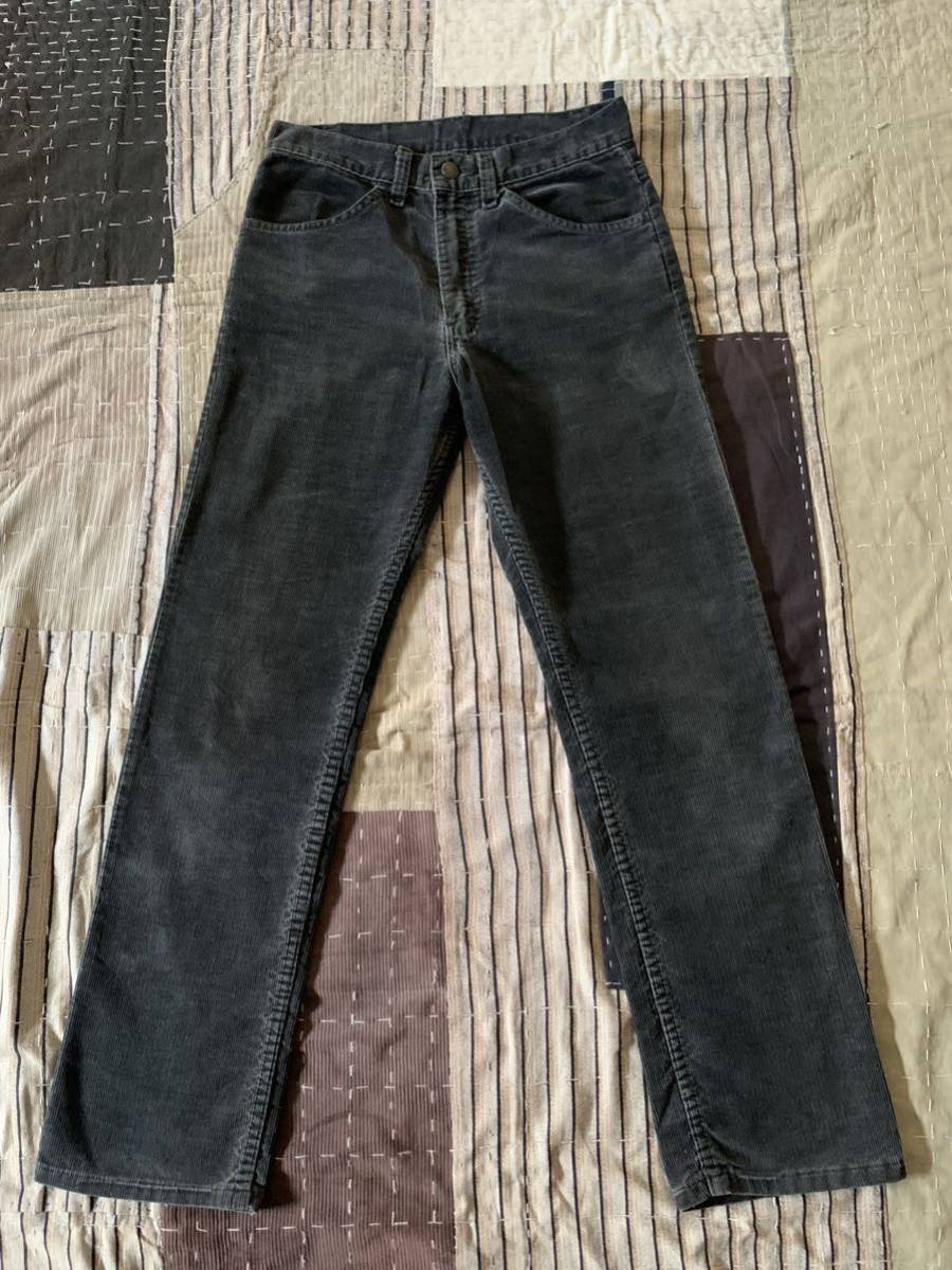 88年製 W29 L29 levi's 519 ブラック コーデュロイ パンツ vintage USA製 アメリカ製 リーバイス ビンテージ 黒 80s 90s 1558 サークルR_画像1