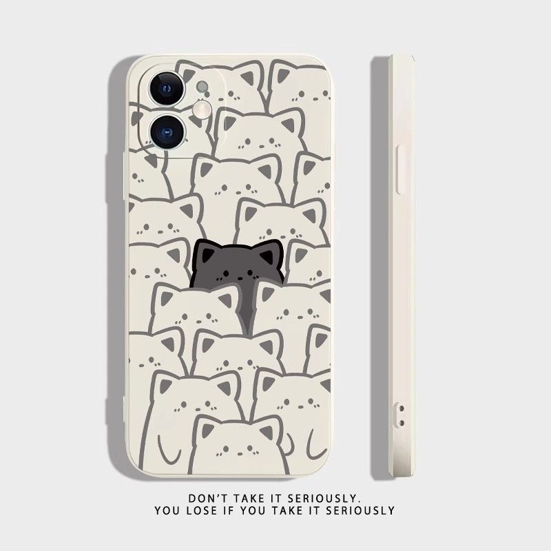 新品iPhone１５スマホケース可愛いアイフォン１５携帯カバー　耐衝撃iPhoneシリコンケース　猫 子猫 アイフォンケース