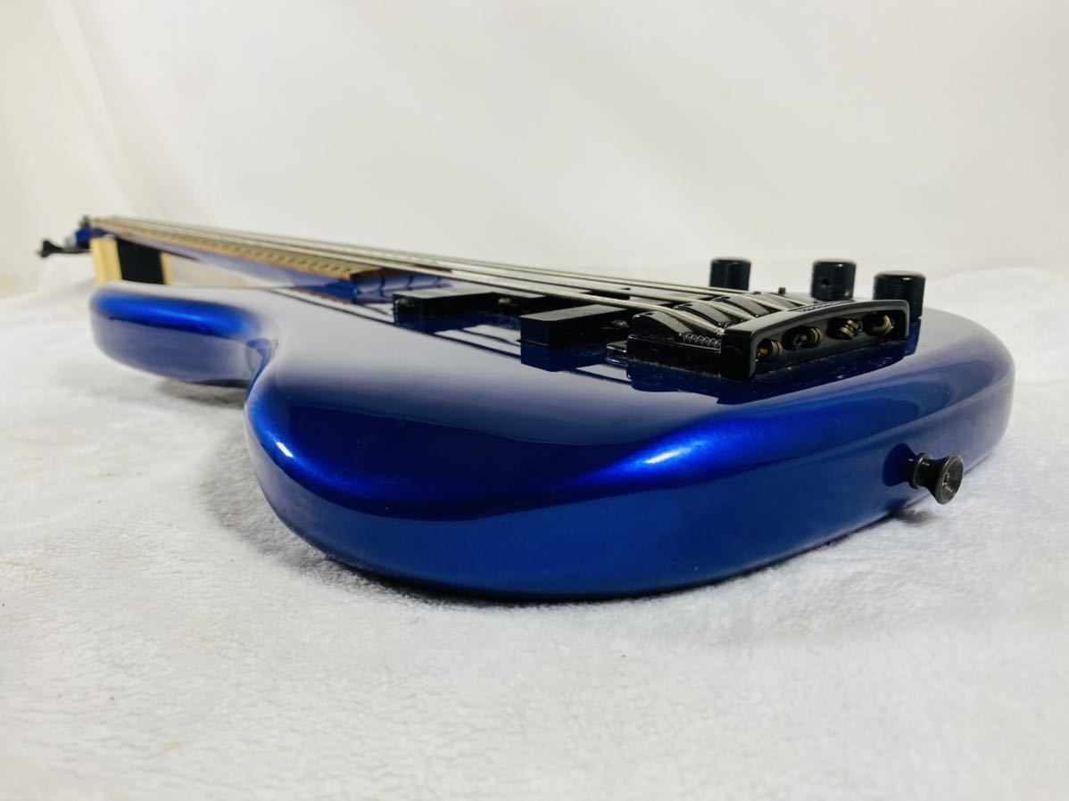 FERNANDES フェルナンデス SWB ベース BASS 金ロゴ ブルー デランジェ_画像3