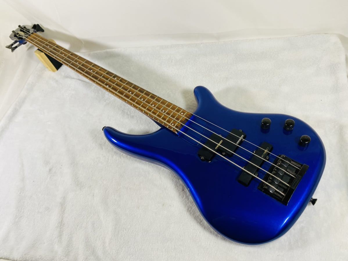 FERNANDES フェルナンデス SWB ベース BASS 金ロゴ ブルー デランジェ_画像1