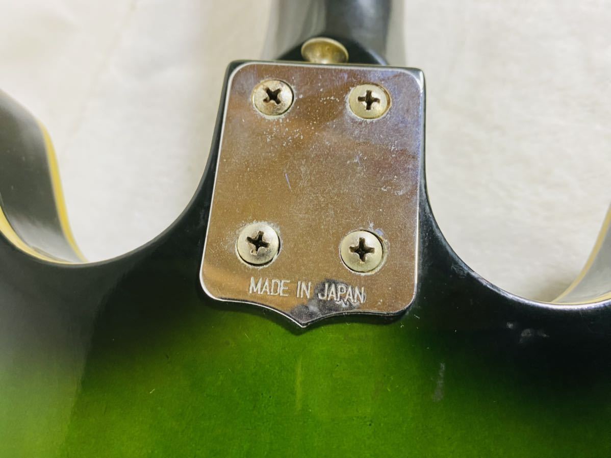 Honey ハニー エレキギター 型式不明 フルアコ ビザール ギター 現状品 日本製 ヴィンテージの画像8