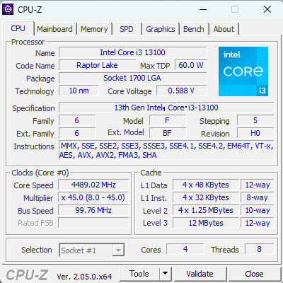 Intel Core i3 13100 LGA1700_画像7
