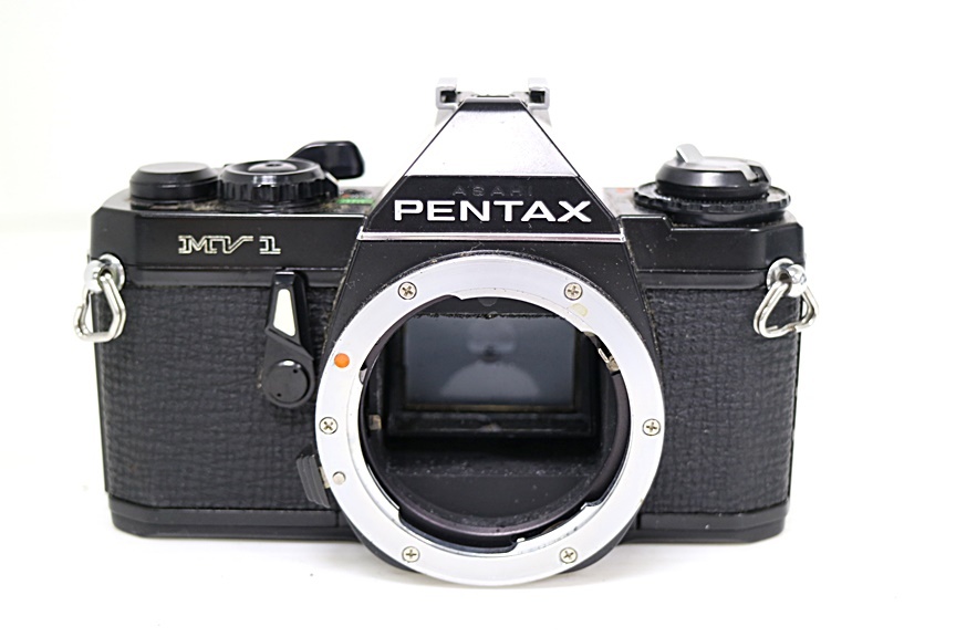 JT11s74 PENTAX MV1 SMC PENTAX-M F2 50mm カメラ シャッター○ その他動作未確認 60サイズ_画像2