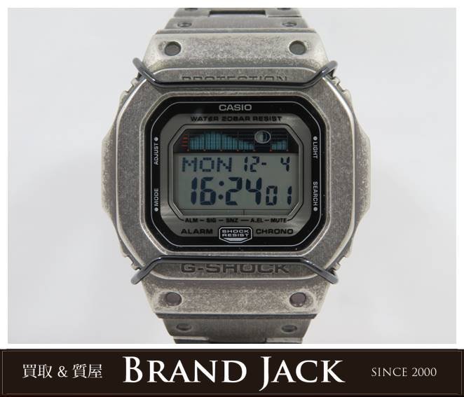◆CASIO カシオ G-SHOCK ジーショック GLX-5600 エイジング加工 ワイヤーガード 腕時計 ステンレス