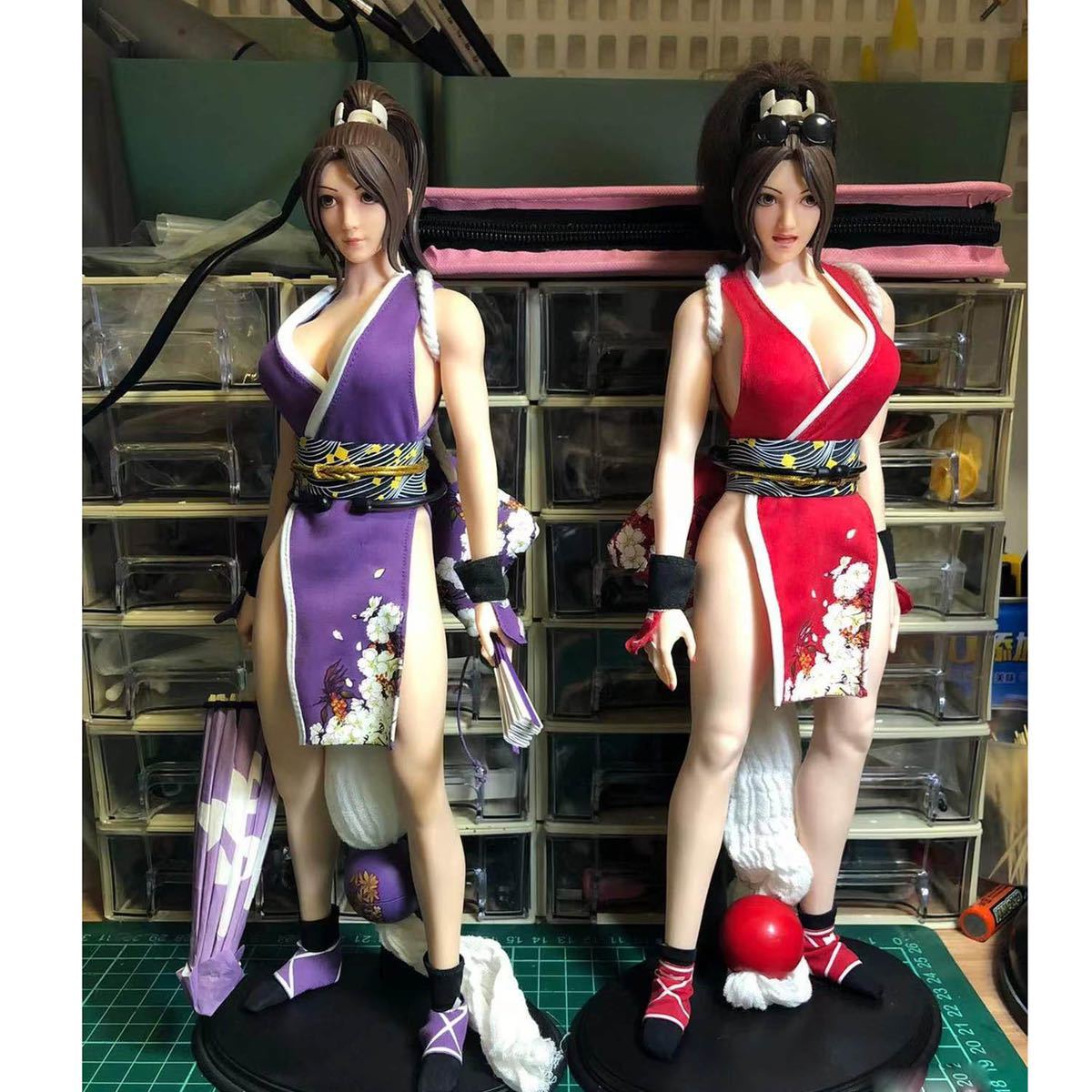 A160 1/6スケール 不知火舞コスチューム 8点セット 女性 A160 1/6スケール 不知火舞コスチューム 8点セット 女性