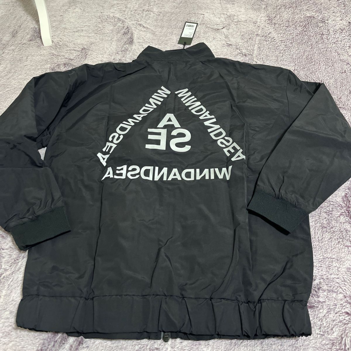 ウィンダンシー Triangle NYLON track jacket 新品 L WIND AND ウィンダンシー Triangle NYLON track jacket 新品 L WIND AND