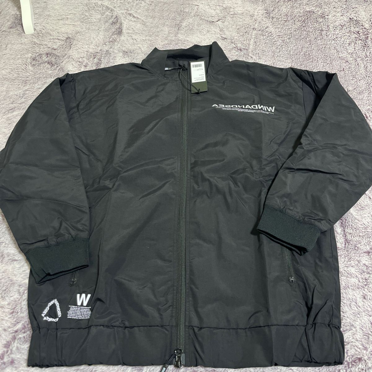 ウィンダンシー Triangle NYLON track jacket 新品 L WIND AND ウィンダンシー Triangle NYLON track jacket 新品 L WIND AND