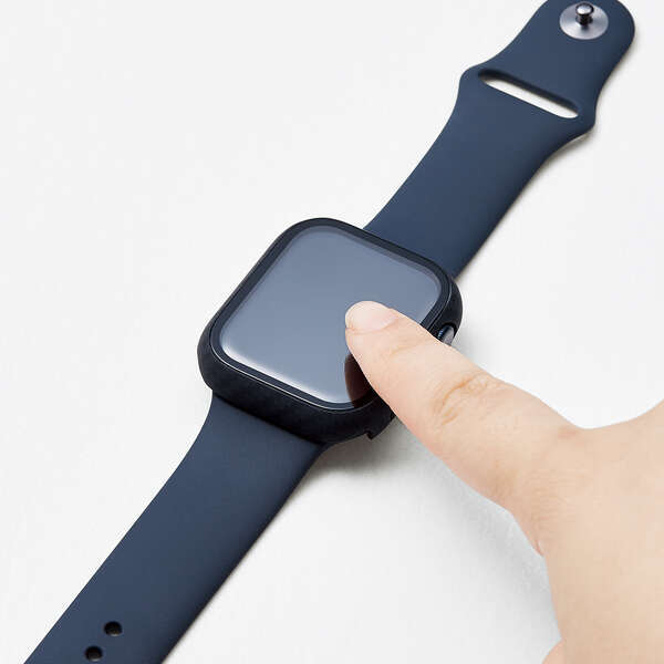 Apple Watch Series 9 45mm для полный покрытие кейс чуть более ...Gorilla стекло . поли машина bone-to материалы . царапина . загрязнения из ..: AW-23AFCGOCB