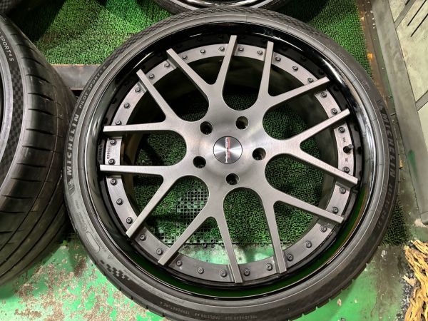 ハイパーフォージド　HF-C7　ポルシェ911　991型カレラカレラS　ミシュラン　255/30R21　325/25R21　ホイール付きセット　9J/ET50 12J/ET72_画像2