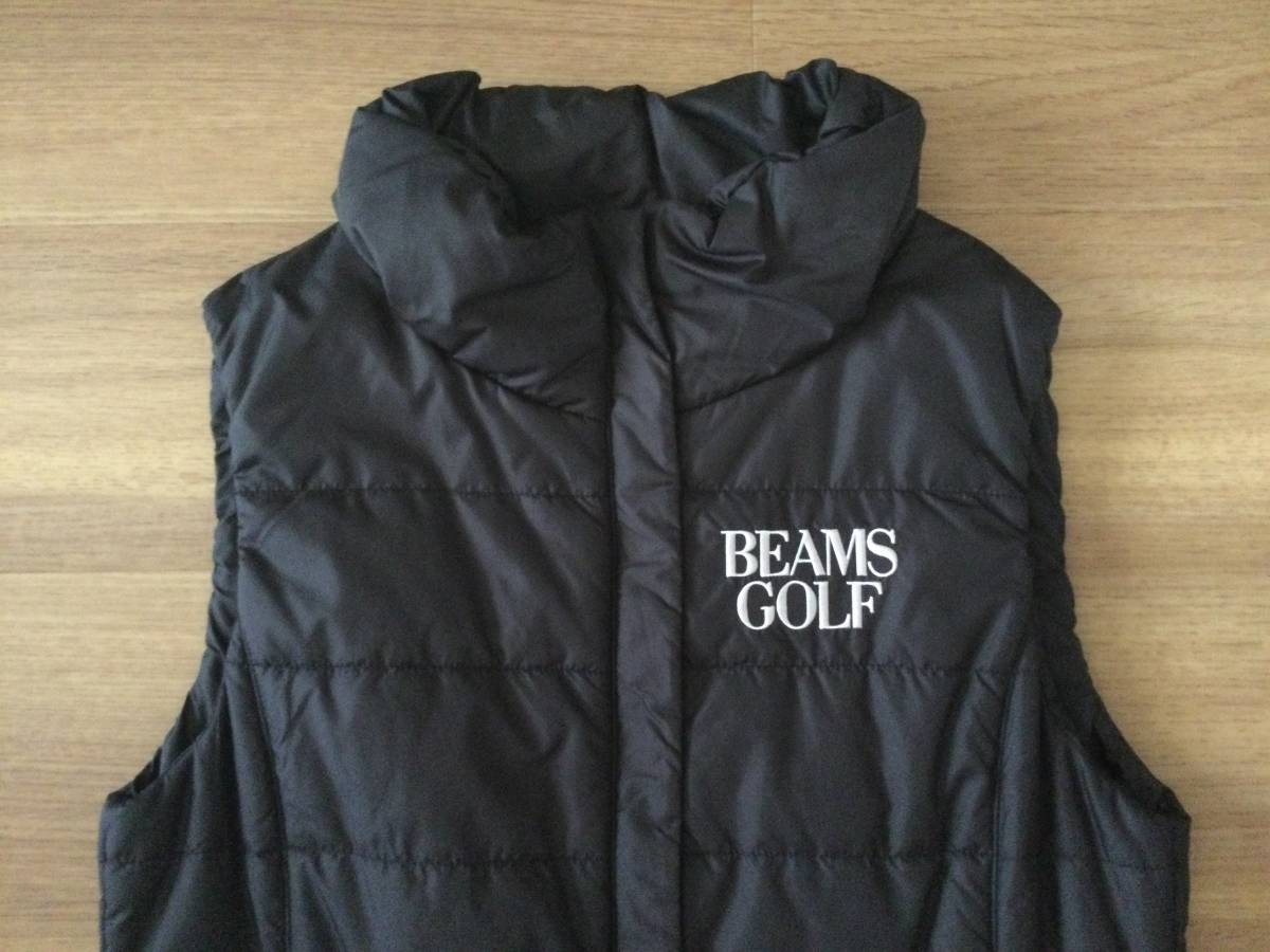 美品☆BEAMS GOLF ゴルフ 黒&チェックスカートワンピース サイズL_画像2