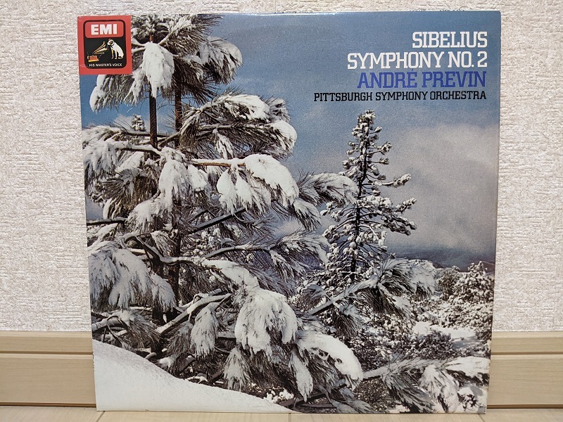 英HMV ASD-3414 プレヴィン シベリウス 交響曲第2番 オリジナル盤 優秀録音_画像1