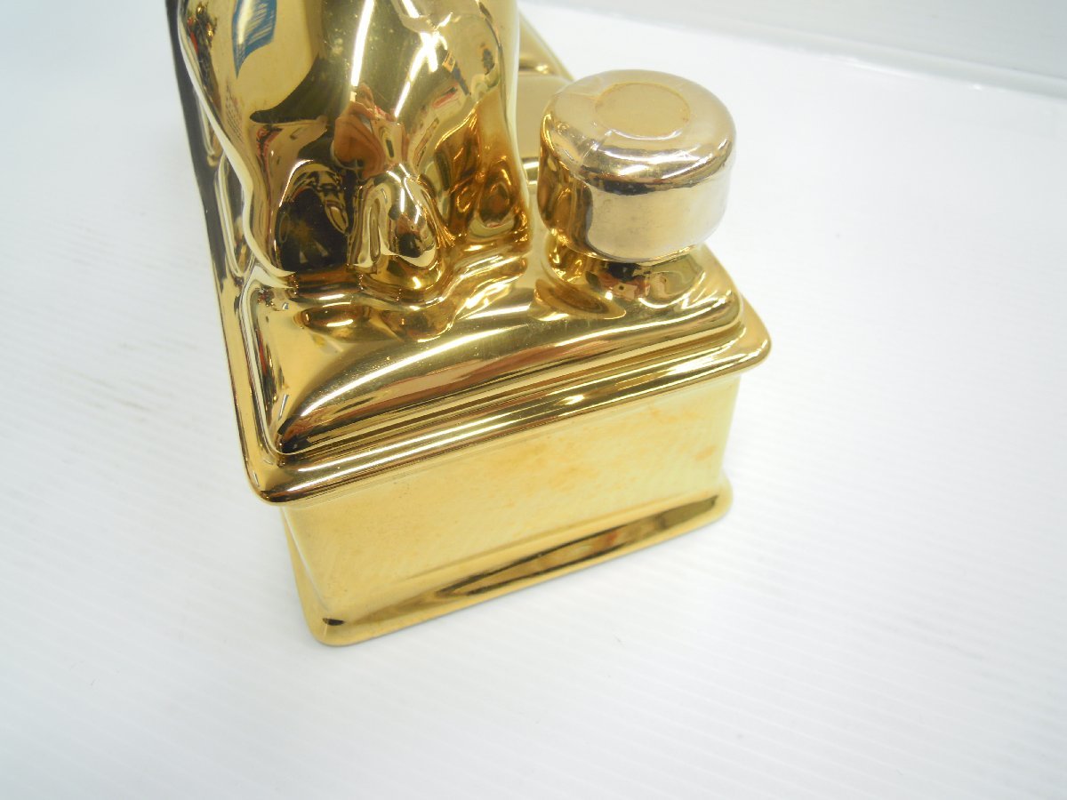 未開栓 ハイン エクストラ 金鹿 リモージュ 陶器 ゴールドスタッグ 箱、カード付 700ml 1,820g 40% HINE EXTRA_画像6