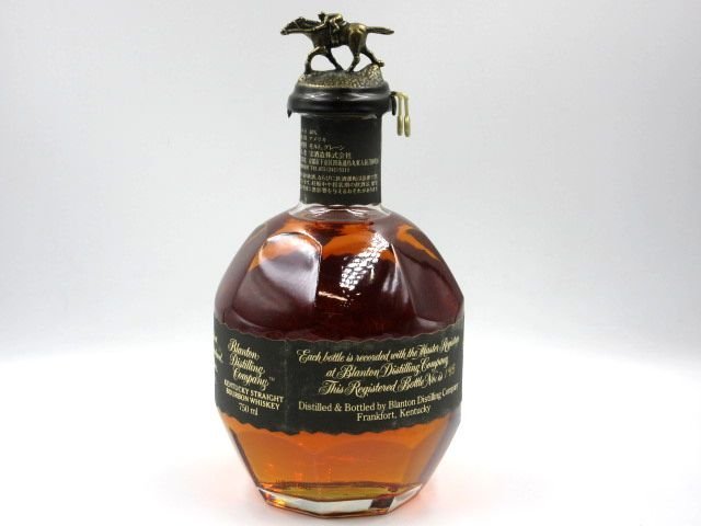 ★■未開栓 Blanton's ブラントン SINGLE BARREL シングルバレル ブラックラベル ウイスキー 40％ 750ml 2019年？_画像4