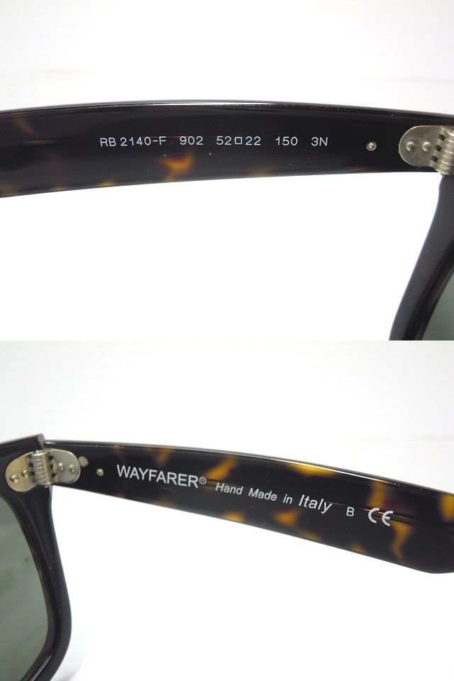 *Ray-Ban RayBan солнцезащитные очки RB 2140-F 902 52*22 150 3N б/у K31224*