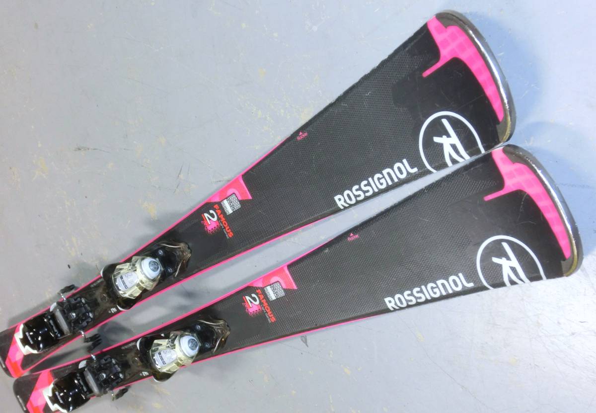 ロシニョール　Famous2 Light　142cm　 レディースモデル Rossignol Unique Women サロモンSalomon ヘッドHEAD等_画像1