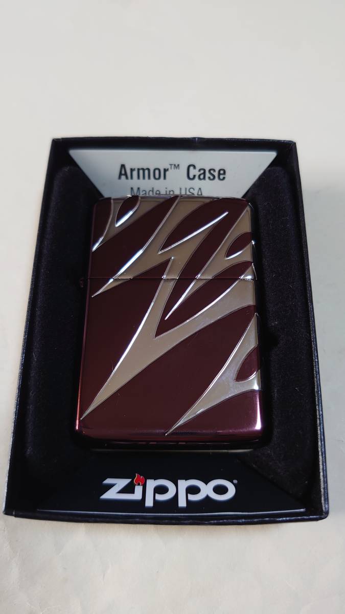 新品未使用品 ZIPPO Armor(アーマー) 162 RD-TRSP 6 (5面加工) (2008)_画像1