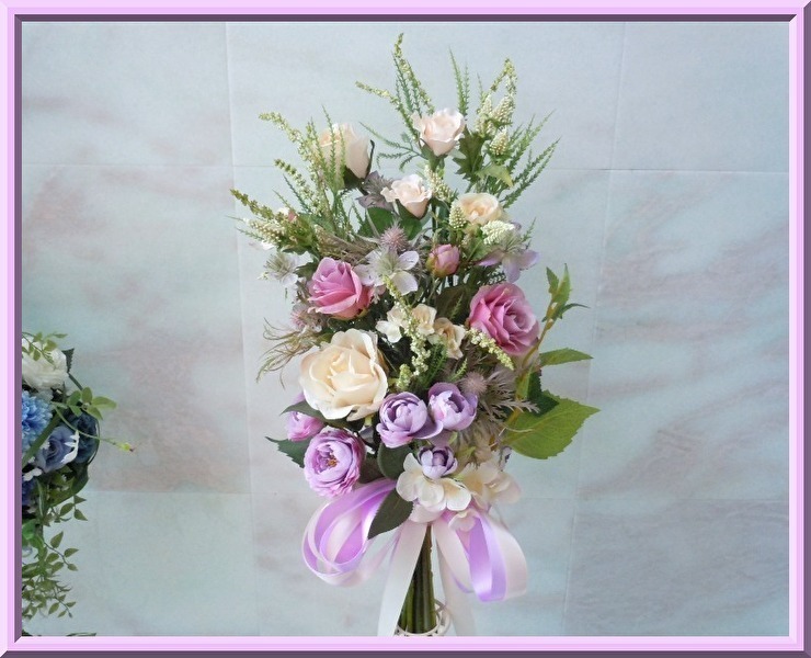  free shipping * purple color. clutch bouquet *swag bouquet arrange u Eddie ng bouquet flower interior ornament * art flower artificial flower 