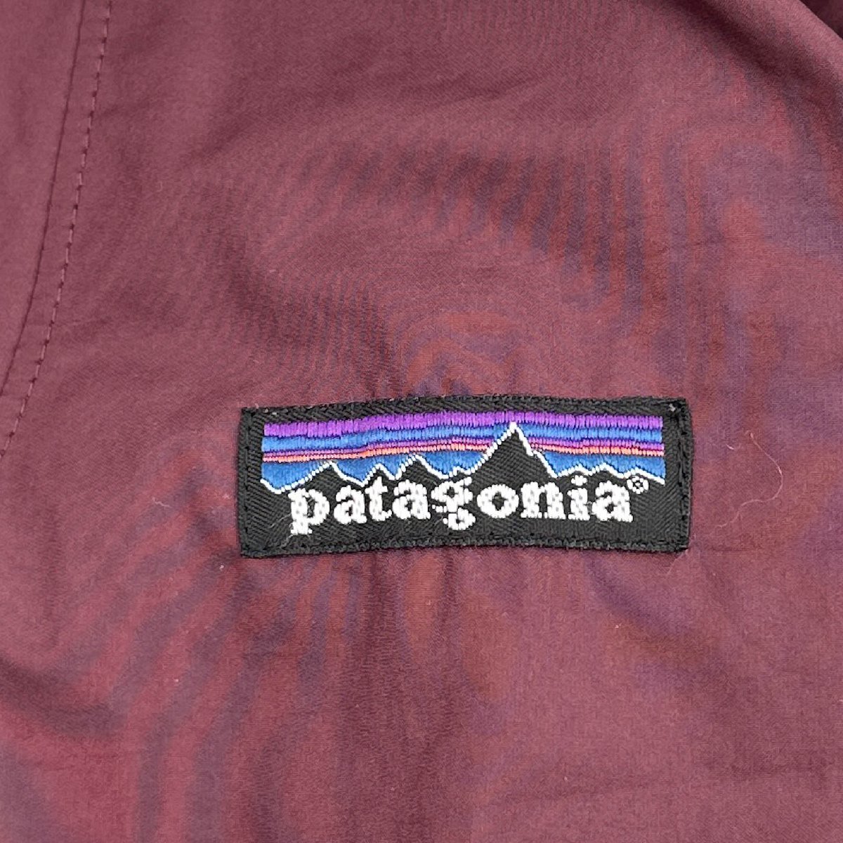 90's ビンテージ!!◆patagonia パタゴニア リバーシブル フリース ジャケット サイズ S/27225F7/ワインレッド/レディース/古着_画像3