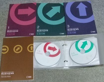 G8780☆アルク ヒアリングマラソン ビジネス 2012/2013の4冊セット+CD7枚セット☆ _画像1