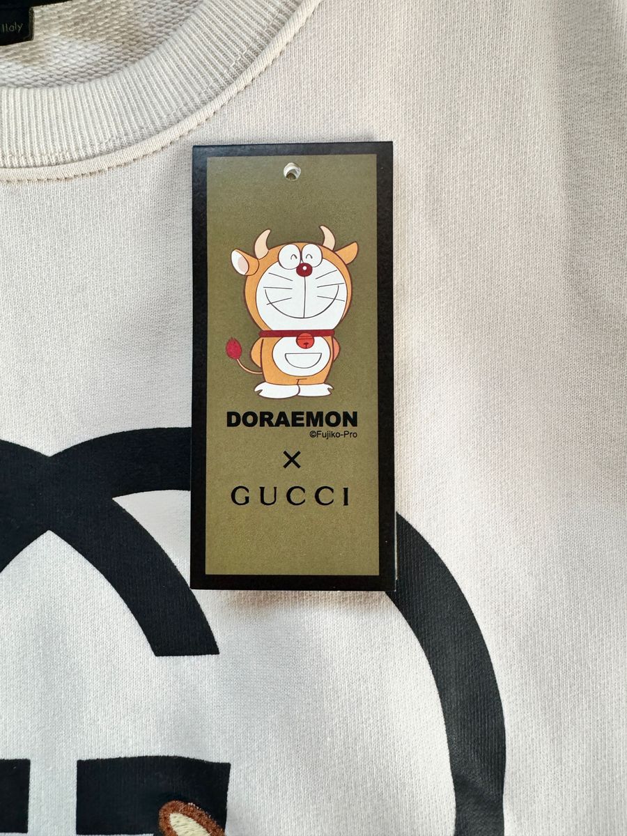 GUCCI×ドラえもん ドラえもんコラボ 牛柄スウェット|Yahoo GUCCI×ドラえもん ドラえもんコラボ 牛柄スウェット|Yahoo