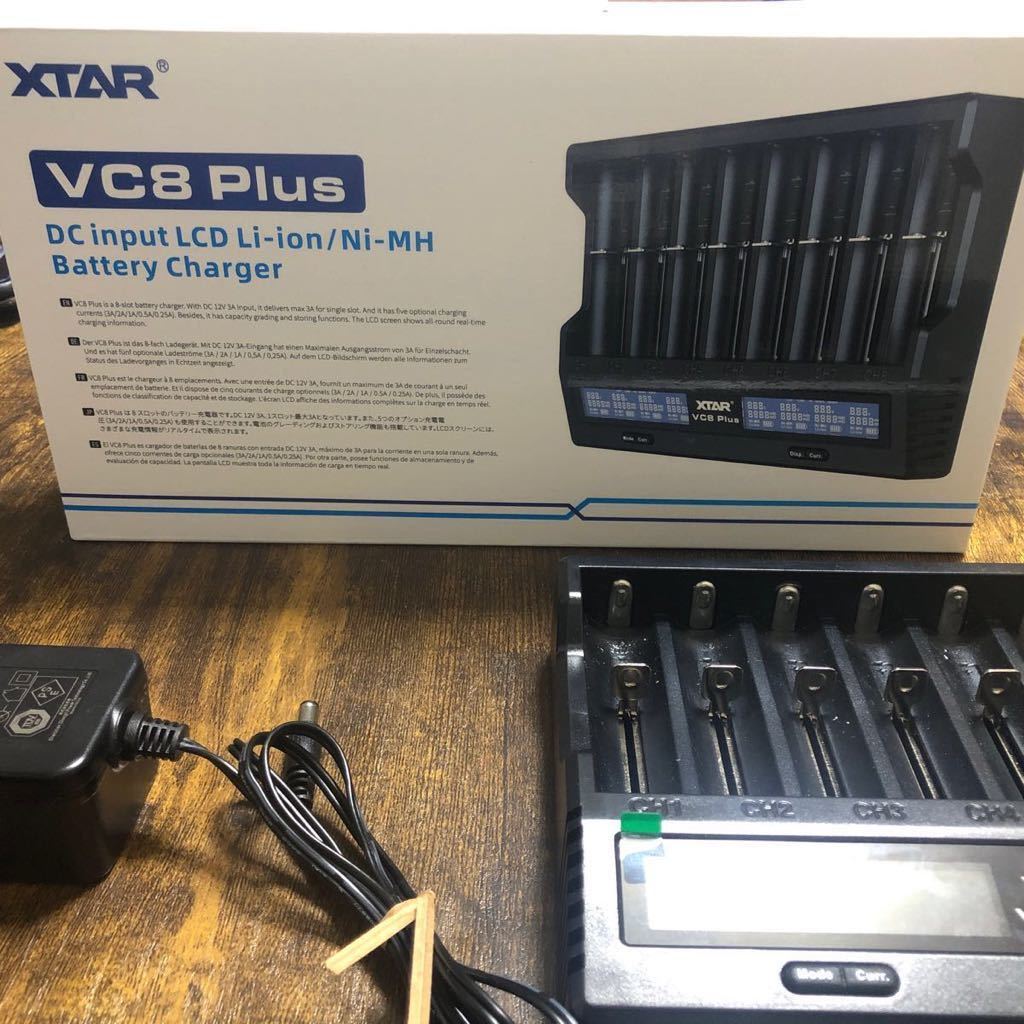 【おすすめ！】定価格20%OFF！ほぼ新品？！XTAR VC8 Plus 18650など リチウムイオン電池 充電器_画像3