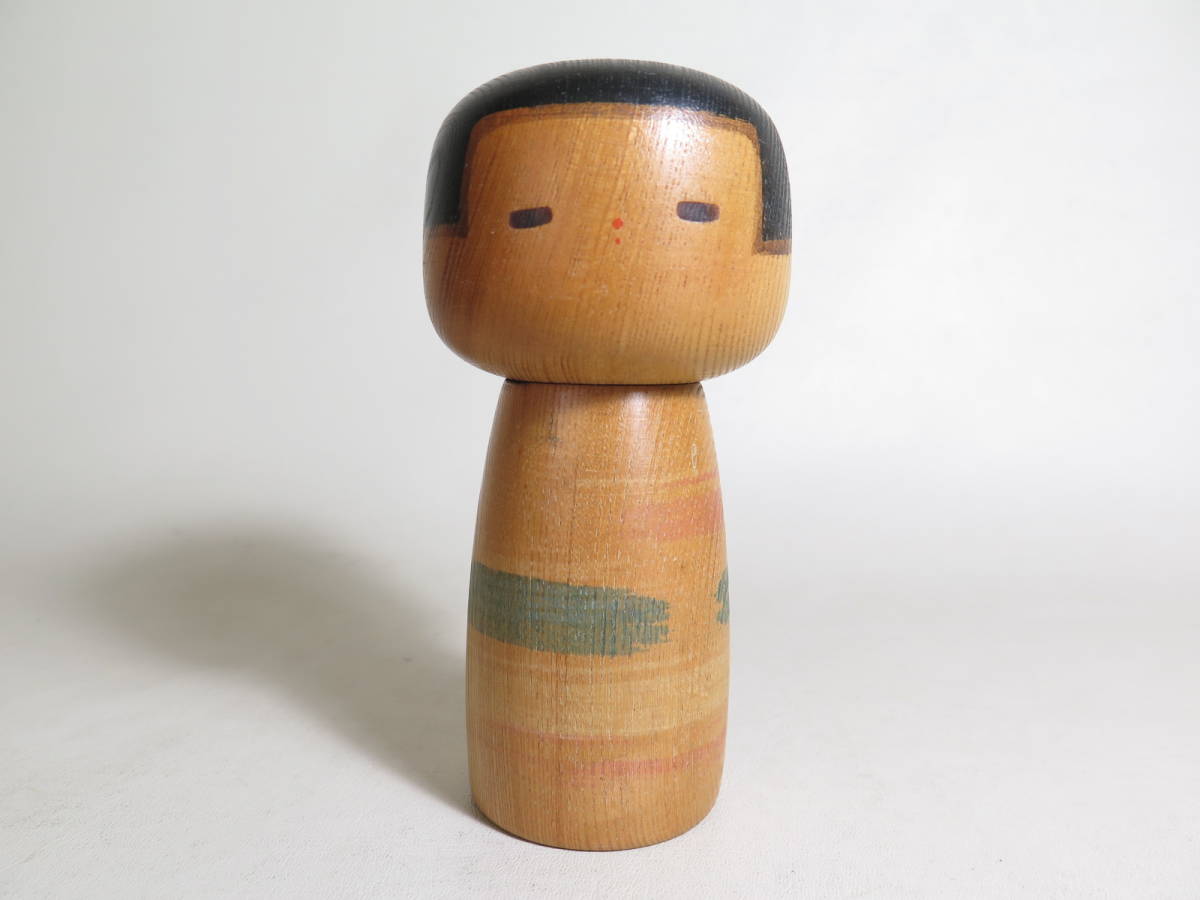 こけし 山中三平 三平 創作こけしkokeshi doll 伝統こけし - 工芸品