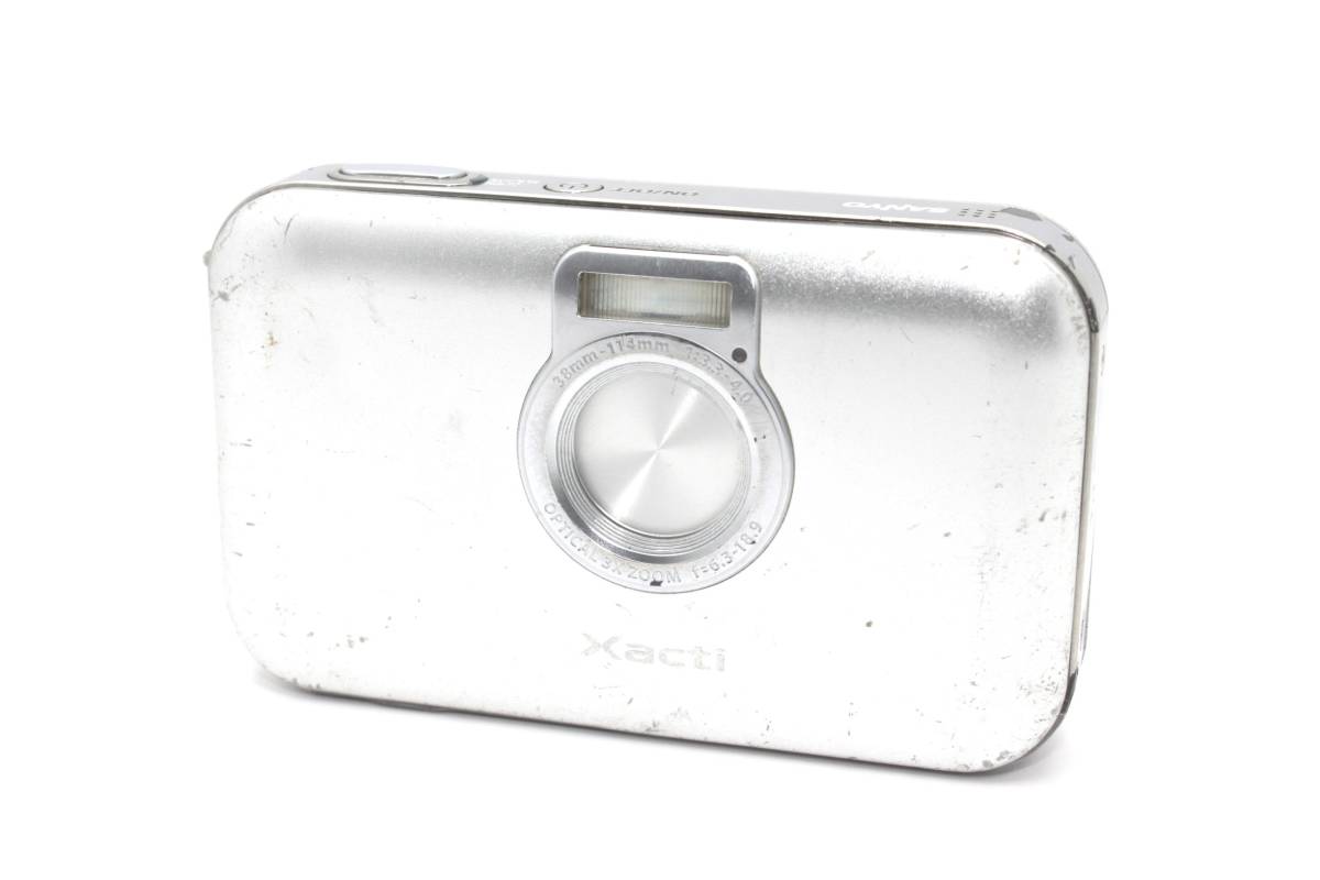 ★訳あり品大特価★サンヨー SANYO Xacti DSC-E6 シルバー コンパクトデジタルカメラ L186#1845_画像1
