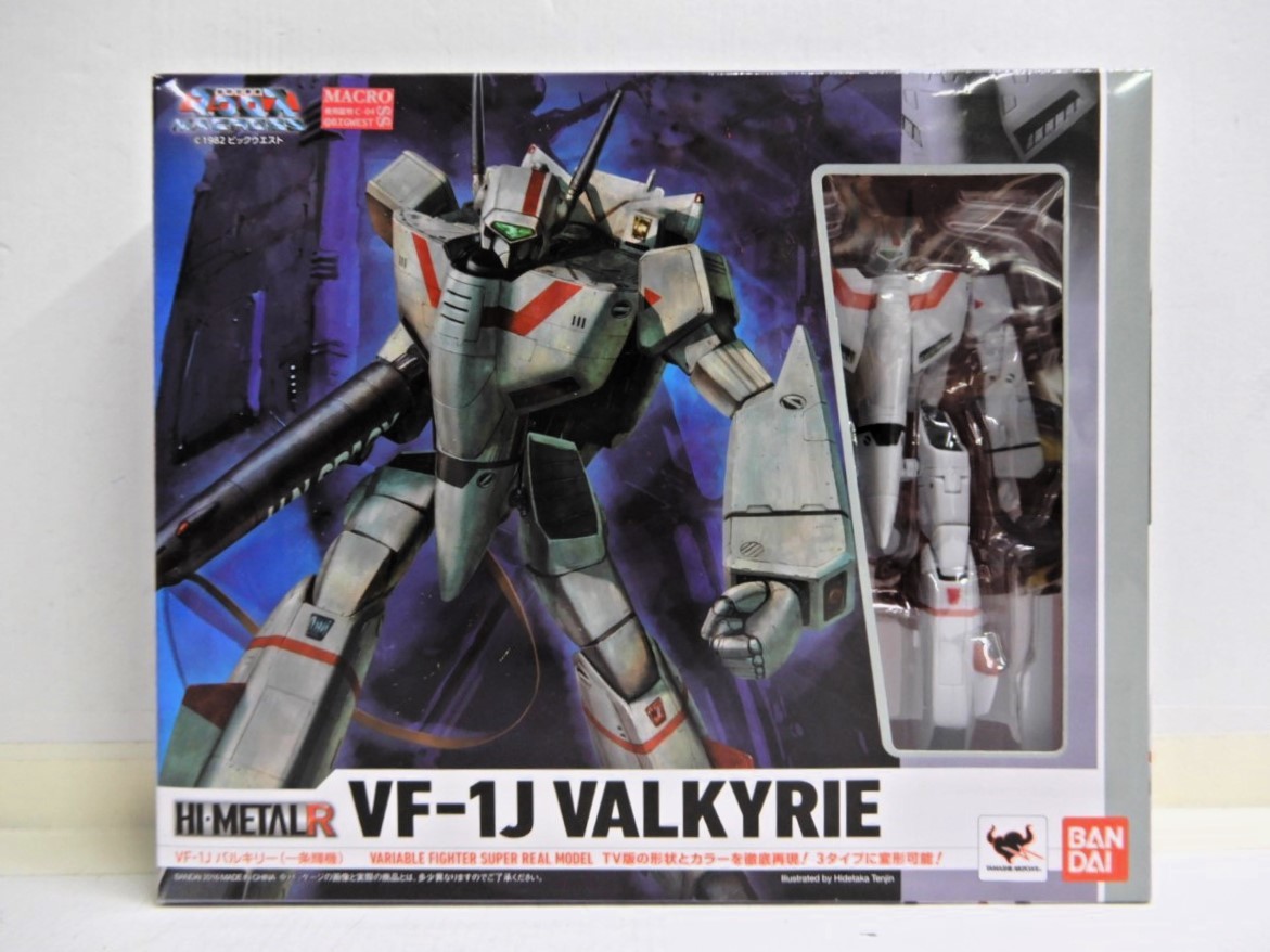 065Z219★【未開封品】BANDAI/バンダイ HI-METAL R VF-1J バルキリー (一条輝機) 超時空要塞マクロス_画像1