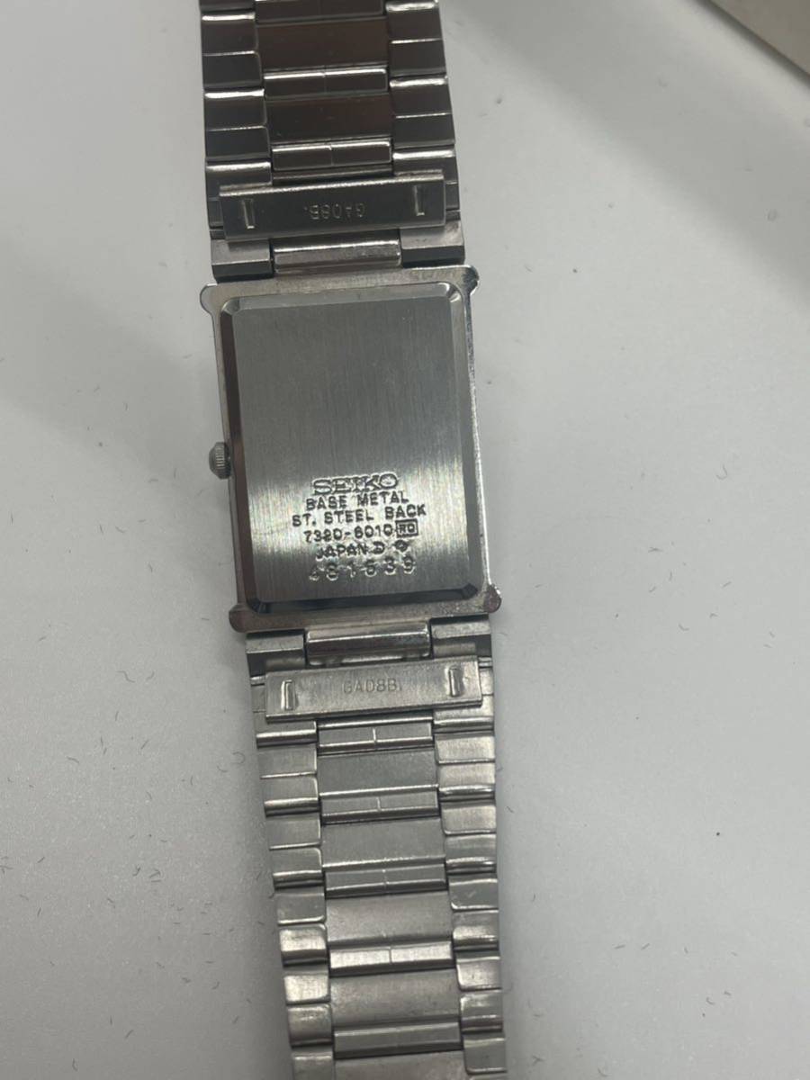 No.53 最落なし！売り切り！未使用品 希少ヴィンテージSEIKO CHARIOT シャリオ QUARTZ MODERN DESIGN CKA010 7320-6010_画像3