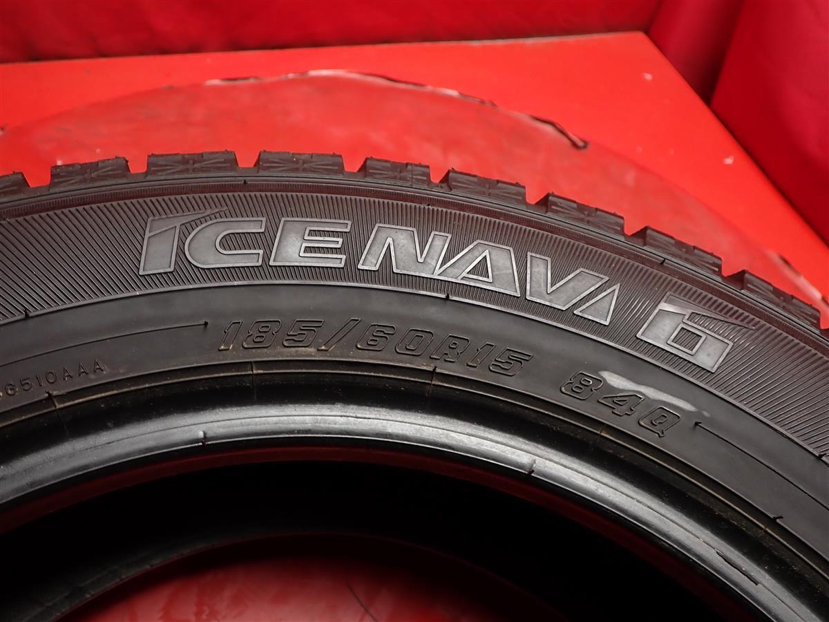 スタッドレス4本 185/60R15 84Q 4本セット グッドイヤー アイスナビ 6 GOODYEAR ICENAVI 6 8.5分山★stati15 アクア シエンタ ヤリス_画像10