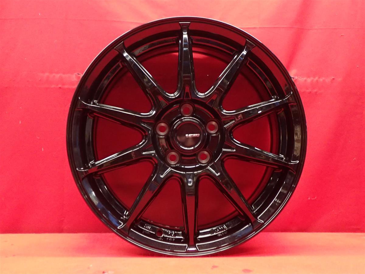 G.speed ジースピード G-05 中古ホイール 4本 6.5J 16インチ PCD100 5穴 +48 ハブ67 86 カローラツーリング210系 BRZ 等へ aa16_画像6