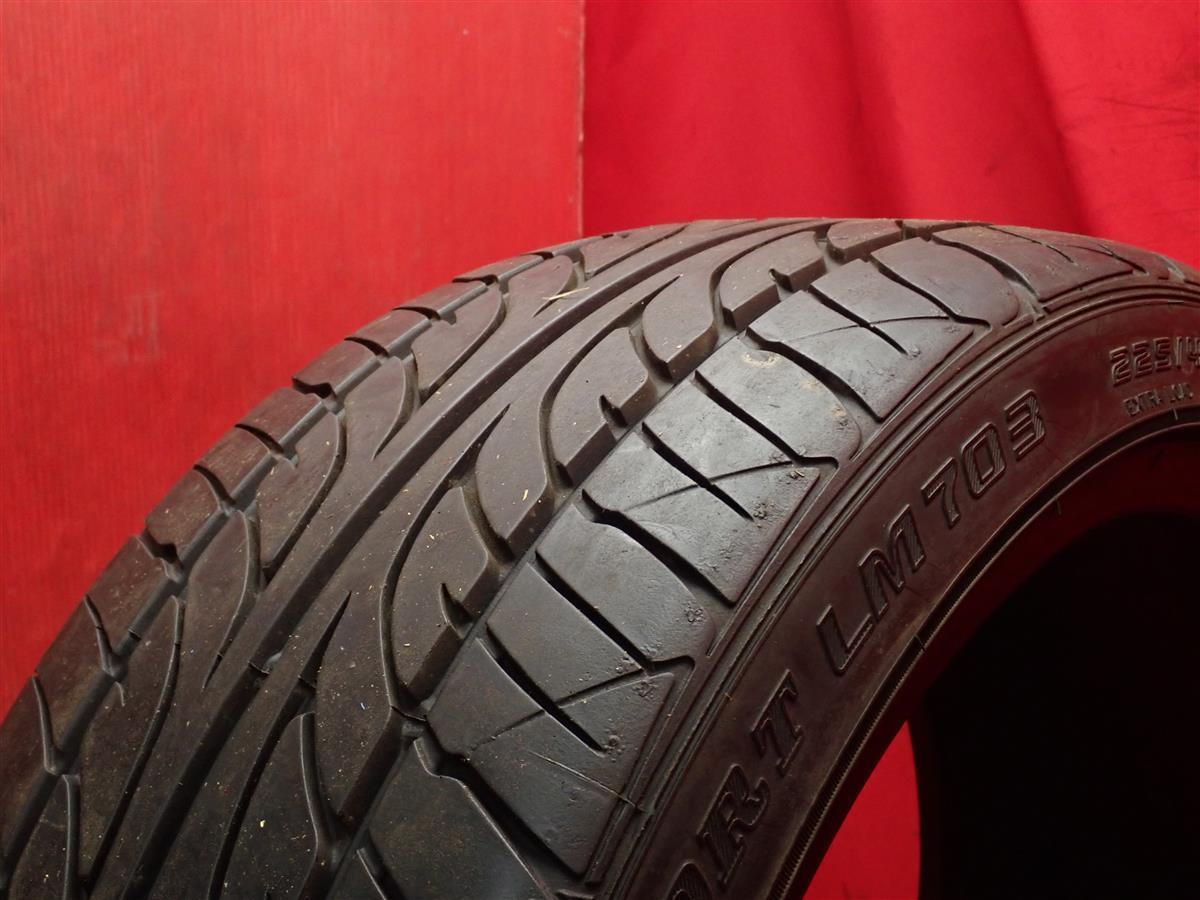 単品 タイヤ 1本 《 ダンロップ 》 SPスポーツLM703 [ 225/40R18 92W ]9分山★n18 ゴルフ ベンツ Aクラス Bクラス アウディA4_画像4