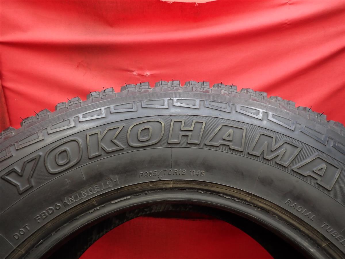 中古タイヤ 265/70R18 114S 単品1本 ヨコハマ ジオランダー A/T・S YOKOHAMA GEOLANDAR A/T-S 9.5分山 アルマーダ パトロール_画像6