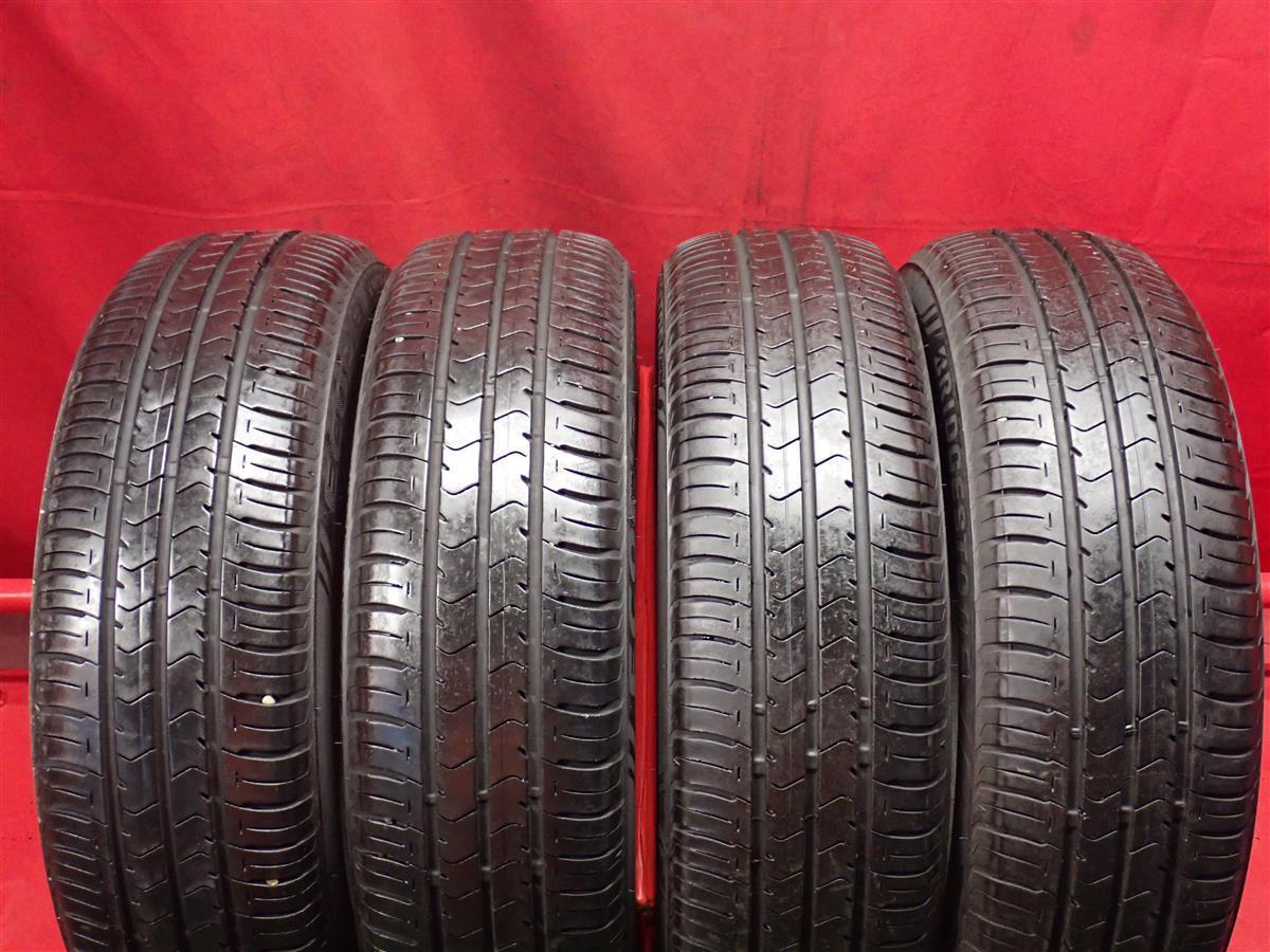 タイヤ4本 《 ブリヂストン 》 エコピア NH100C [ 175/60R16 82H ]8分山★ アクア ラクティス トレジア クロスビー イグニス n16_画像1