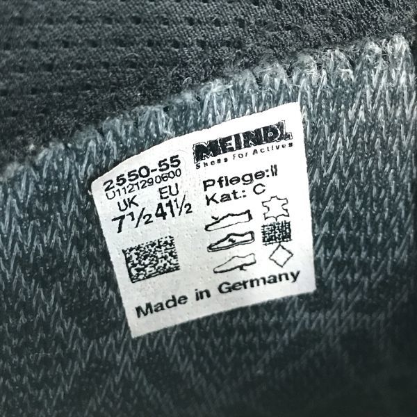 《オススメ◎》MEINDL マインドル★ドイツ製*GORETEX*ゴアテックス*トレッキングシューズ*靴*ブラウン*7-1/2インチ*約26.5㎝(AC934)◆S80_画像10